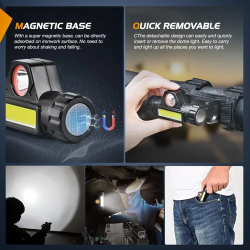 Miniatura 3 de Nilight Luz de cúpula UTV, universal, de 1.5 a 2.0 pulgadas, montaje en barra antivuelco, LED interior, haz combinado de foco e inundación, luces 1