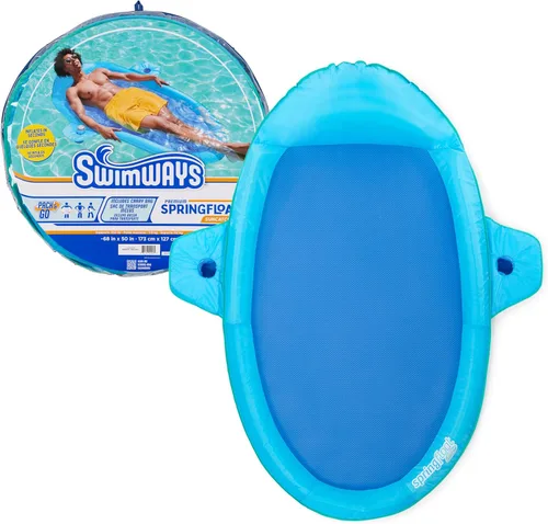 Miniatura 8 de SwimWays Spring Float Premium Sun Catcher Aqua (Nueva Versión)