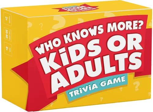 ¿Quién sabe más? Niños o adultos, El juego de trivia definitivo para niños, adolescentes y adultos - Un divertido juego de fiesta familiar
