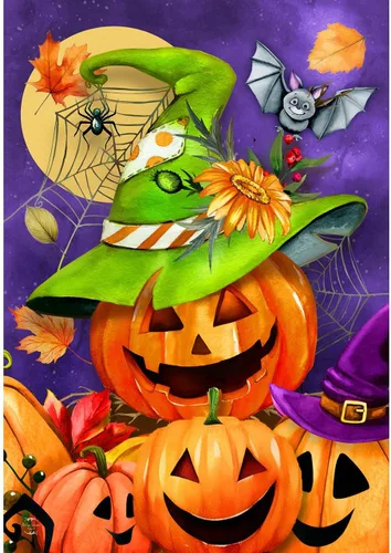 Miniatura 7 de Briarwood Lane Bandera de Halloween Haunts House