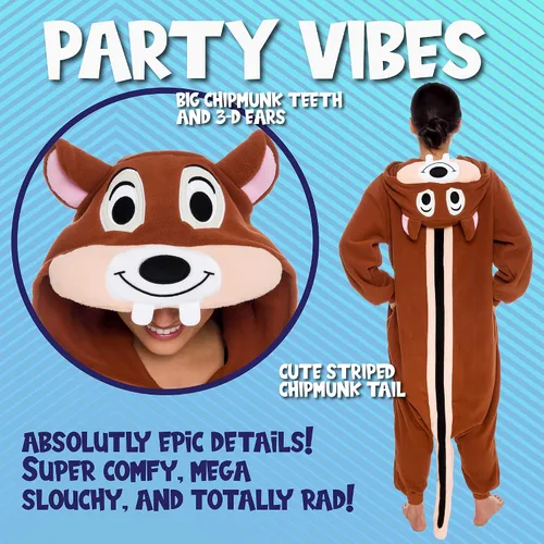 Miniatura 2 de Funziez! - Disfraz de Halloween para adultos, disfraz de animales y criaturas marinas, mameluco afelpado para cosplay, para mujeres y hombres