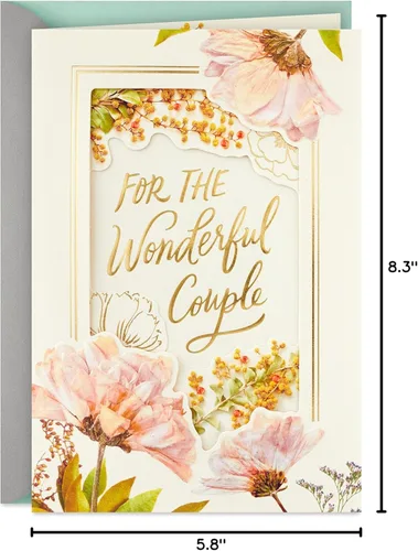 Miniatura 10 de Hallmark - Tarjeta de boda, Tarjeta de baby shower, Tarjeta de compromiso (Pareja maravillosa)