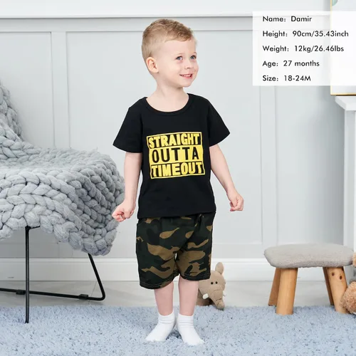 Miniatura 66 de Conjunto de ropa de verano para bebé y niño, camiseta de manga corta de algodón, pantalones cortos de dinosaurios, conjunto de ropa para niño