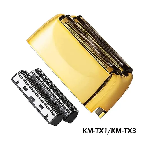 Miniatura 7 de KEMEI Cabezales de repuesto para maquinillas de afeitar eléctricas para hombre, cuchilla KEMEI Razors #KM TX1/TX3 cabeza de repuesto # Oro