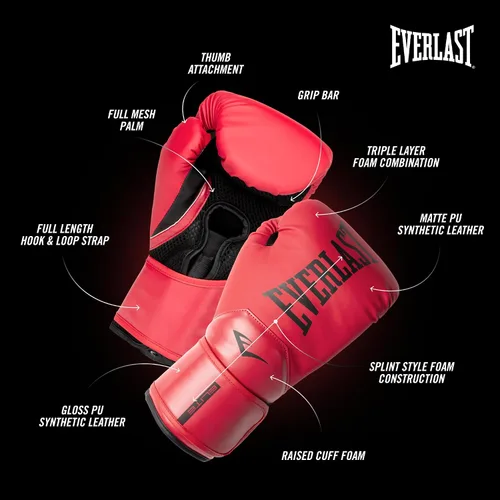 Miniatura 4 de Everlast Guantes de boxeo Elite 2 Rojo