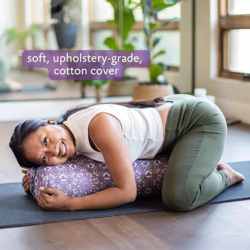 Miniatura 5 de Hugger Mugger Soporte estándar para yoga - Firme, de apoyo, hecho a mano, duradero Aguamarina