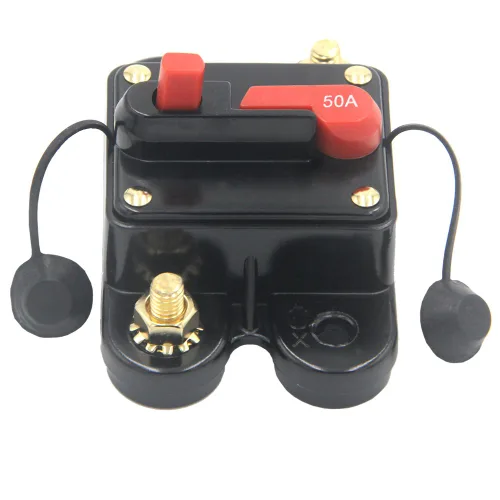 Miniatura 4 de ZOOKOTO - Interruptor de circuito para coche, bote marítimo, bici, estéreo, con interruptor de fusible en línea con reinicio manual de 12 V-24 V CC