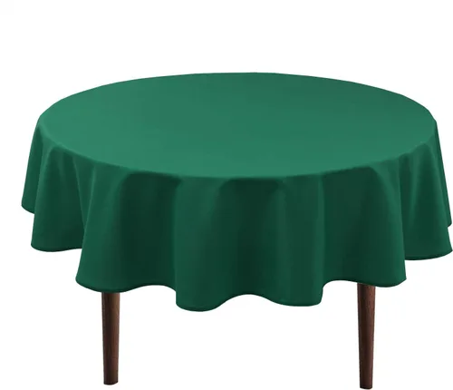 Miniatura 12 de Hiasan Mantel redondo de 30 pulgadas – Mantel de tela de poliéster impermeable resistente a las manchas a prueba de derrames, para comedor, cocina