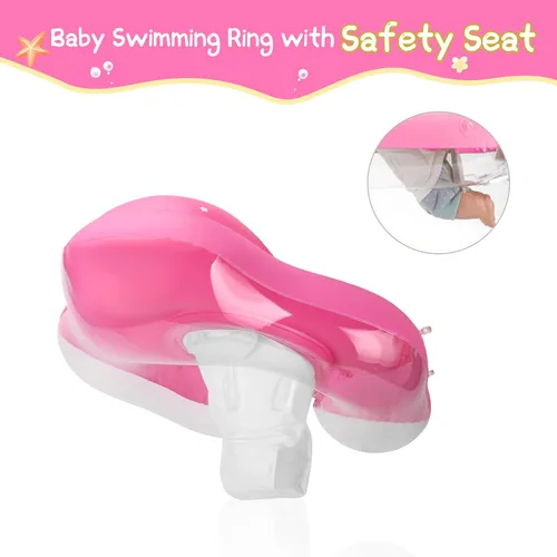 Miniatura 4 de WYRIAZA Flotador de piscina para bebé con toldo, flotador de bebé para natación en la piscina, flotadores de piscina infantil con protección solar