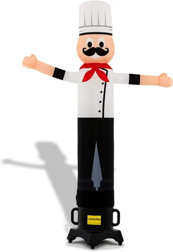 Miniatura 2 de LookOurWay Air Wavers - Juego de tubo inflable para hombre, agitador de aire de chef de 6 pies con soplador de bailarín de aire, tipo tubo inflable