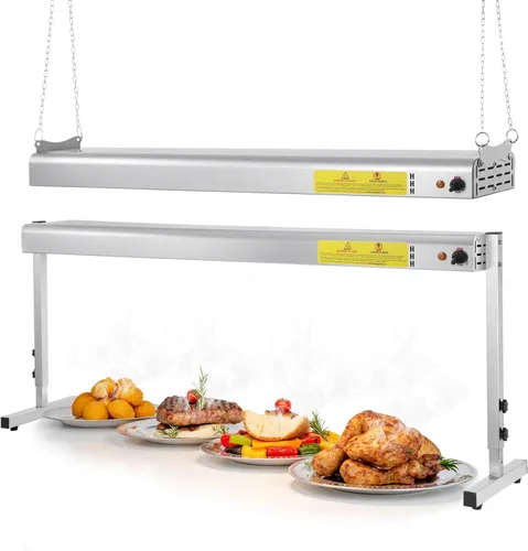 Miniatura 10 de Lámpara de calor de alimentos de 36 pulgadas, calentador de alimentos comercial de 1000 W, calentador de tiras eléctricas, lámpara de calefacción