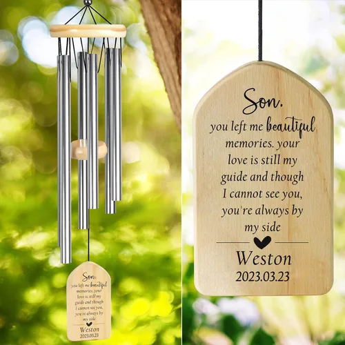 Miniatura 42 de Campanillas de viento conmemorativas para la pérdida de la madre, regalo de condolencias en memoria de mamá