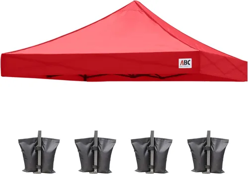 Miniatura 33 de ABCCANOPY - Toldo de repuesto para carpa desplegable (10x10 pies, beige)