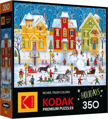 Miniatura 2 de RoseArt - Kodak Premium - Después de que caiga la nieve - Rompecabezas de 350 piezas para adultos