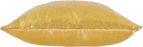 Miniatura 6 de Poise3EHome Fundas de almohada doradas de 18 x 18 pulgadas, fundas de almohada decorativas con lentejuelas para sofá, cama, sala de estar, Navidad