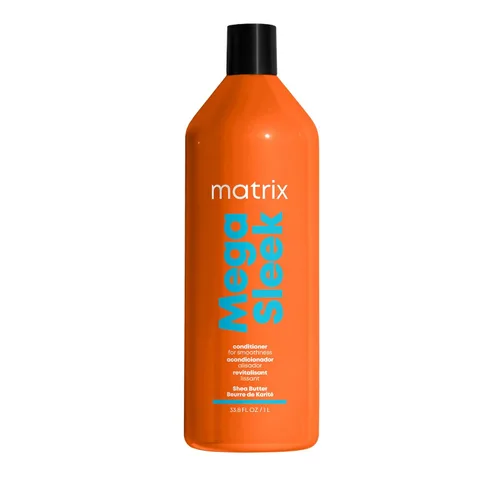 Miniatura 10 de Matrix Acondicionador Mega Sleek - Suaviza y desenreda, para cabello seco, dañado y encrespado, acondicionador profesional de salón, con manteca