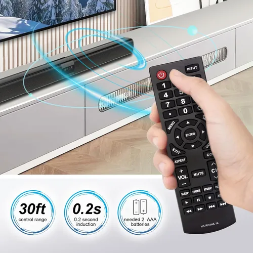 Miniatura 7 de Nuevo control remoto NS-RC4NA-14 RC4NA14 para Insignia TV NS-28ED200NA14 NS-50D400NA14 NS-19ED200NA14 55E4400A14 NS-58E4400A14 NS-24E400NA14 NS