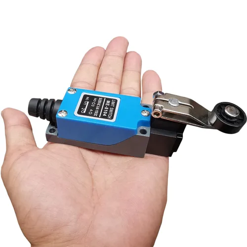 Miniatura 5 de yusheng - Interruptor de límite momentáneo ME-8104, 5 piezas, interruptor de límite de giro ajustable, brazo de palanca de rodillo arduino, NC-NO