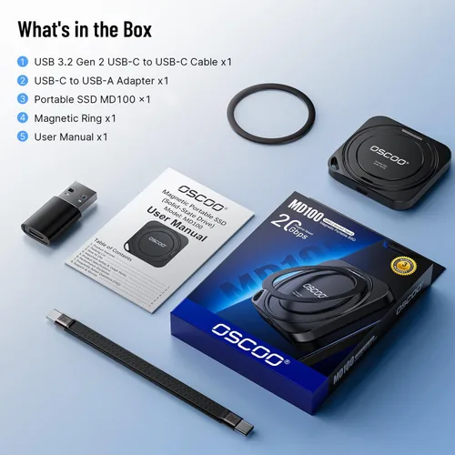 Miniatura 8 de SSD externo magnético MD100