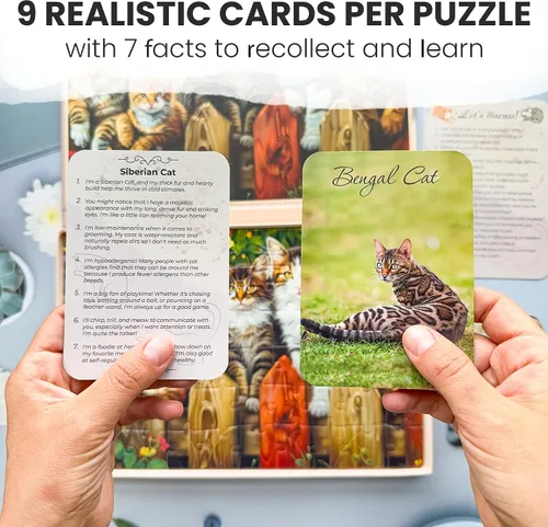Miniatura 3 de QUOKKA Rompecabezas de Demencia de 60 Piezas para Ancianos – 3 CONJUNTOS de Rompecabezas de Piezas Grandes para Personas Mayores – 9 Tarjetas