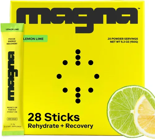 Miniatura 10 de MAGNA Mezcla de bebida en polvo de electrolitos para hidratación, energía y apoyo de concentración con treonato L de magnesio, sodio, potasio