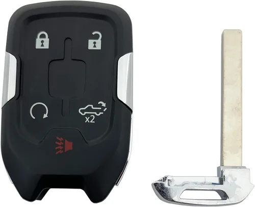 Miniatura 4 de Funda para llave inteligente para Chevy Silverado GMC Sierra 315MHz Entrada sin llave Reemplazo remoto HYQ1AA (con Chip, 5 Botones)