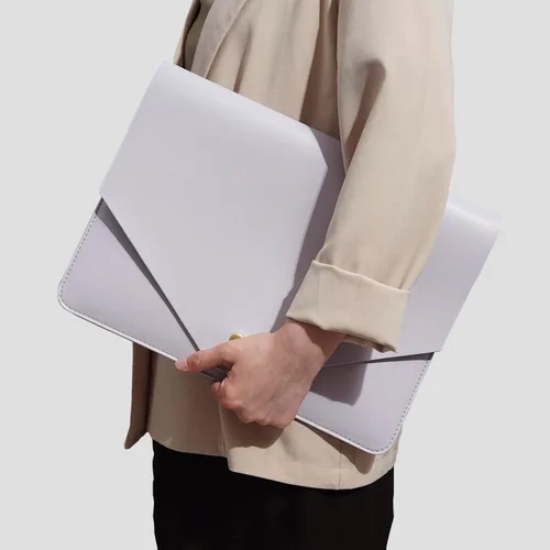 Miniatura 4 de Funda de piel sintética para laptop compatible con MacBook Pro A2992 A2779 A2442, MacBook Pro Air 13, Surface Laptop 5ª generación 13.5, Thinkpad X1