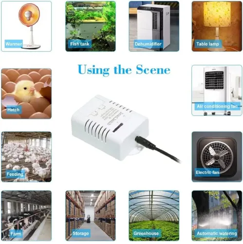 Miniatura 7 de Módulo de sensor de controlador de temperatura WiFi, aplicación Tuya, control remoto inalámbrico de 16 A, interruptor inteligente con monitoreo