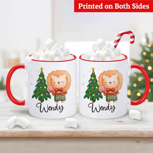 Miniatura 3 de Taza de chocolate caliente personalizada para niños, taza Stanta personalizada regalo para niños, hijo, hija, bonita taza de 11 oz para niños, taza