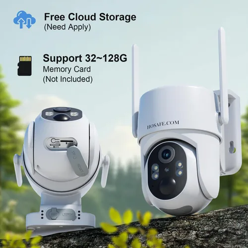 Miniatura 8 de No hay cámara de seguridad WIFI, no necesita Internet, cámara de seguridad celular 4G LTE inalámbrica para exteriores, cámara solar para seguridad