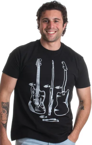 1959 Guitarra Eléctrica Patente Dibujo Historia de la Música Guitarras Camiseta Unisex