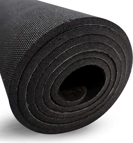 Miniatura 8 de ABREEZE Alfombra negra antideslizante para lavandería, alfombra de goma duradera, alfombra de área negra, alfombra de entrada, alfombra de granja