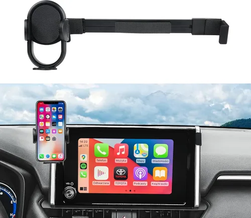 Autorder Soporte de teléfono para automóvil para Accesorios Toyota RAV4 2019-2025 Montaje de Teléfono pantalla de 7/8 pulgadas Soportes de teléfono