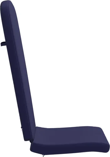 Miniatura 8 de BizChair Juego de 2 cojines para sillas Adirondack, cojines de tela azul, acolchados de 2 pulgadas de grosor, para interiores y exteriores, cojines