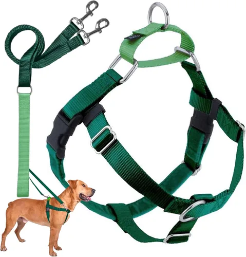 Miniatura 34 de 2 Hounds Design - Arnés para perro (libertad sin tirar), control ajustable, suave y cómodo para pasear perros fácilmente, para perros pequeños, Azul