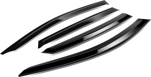 Miniatura 11 de Auto Dynasty 4 protectores de lluvia con cinta adhesiva para ventana compatibles con Honda Civic 1996-2000 de 4 puertas, protectores de lluvia