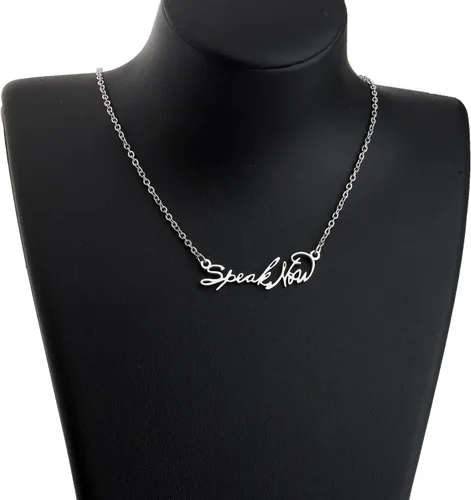 Miniatura 3 de OKEYCH Speak Now - Collar de música con tarjeta de mensaje regalo rápido para fanáticos de la música regalo para amantes de la música