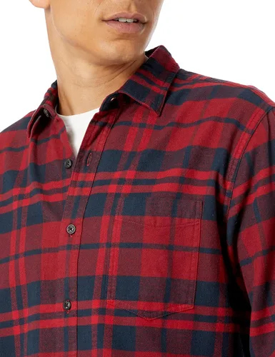 Miniatura 4 de Tienda Essentials - Camisa de franela para hombre, de manga larga