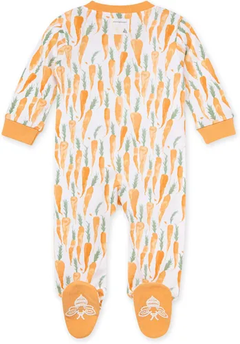 Miniatura 56 de Burt's Bees Baby - Mameluco para bebés, pijama, 100% algodón orgánico, cierre frontal, pies cerrados antideslizantes