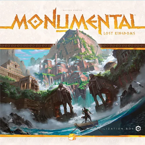 Miniatura 7 de Expansión Monumental Lost Kingdoms: juego de mesa de civilización y construcción de mazos, añade un quinto jugador, mayores de 10 años, 1-5