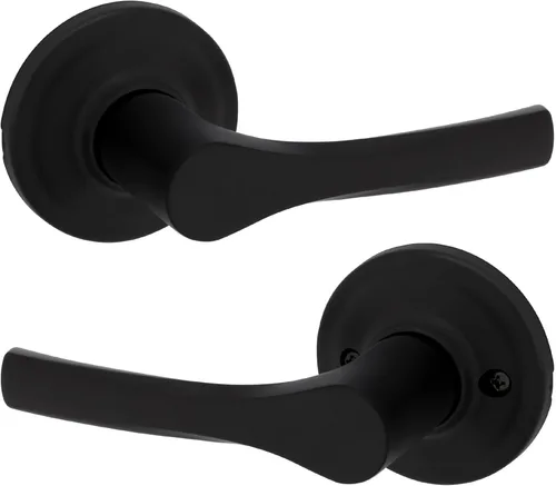 Miniatura 15 de Kwikset Henley - Manija de puerta de paso interior, manija para puertas de armario y pasillo, manija reversible sin bloqueo, níquel satinado