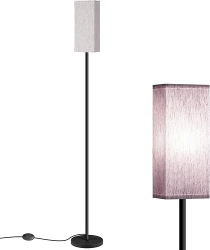 Miniatura 33 de Juego de 2 lámparas de pie para sala de estar, modernas lámparas de pie altas con interruptores de pie, bombilla no incluida, 64.6'', para sala