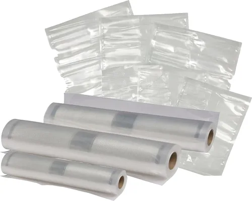 Bolsas selladoras de vacío manuales VS-10HB, pequeñas, transparentes, paquete de 24 unidades, De Nesco, Transparente