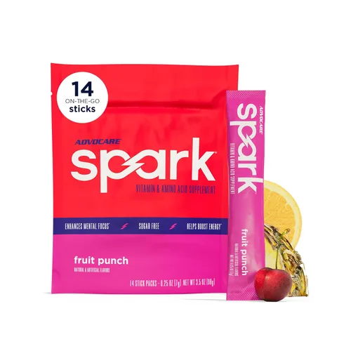 Miniatura 10 de AdvoCare Spark Cherry Energy Drink 14 bolsas de una sola porción (3.5 onzas)