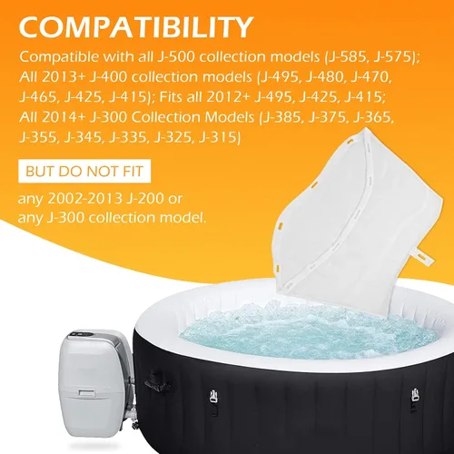 Miniatura 3 de Pooloop - Accesorio de repuesto para bolsa de desechos para bañera de hidromasaje, compatible con piezas de jacuzzi, compatible con modelos
