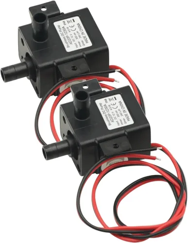 Miniatura 3 de 2 unids DC 12 V mini bomba de agua 9.8 ft 240L/H ultra silencioso motor sin escobillas para piscina sumergible acuario bomba de agua solar