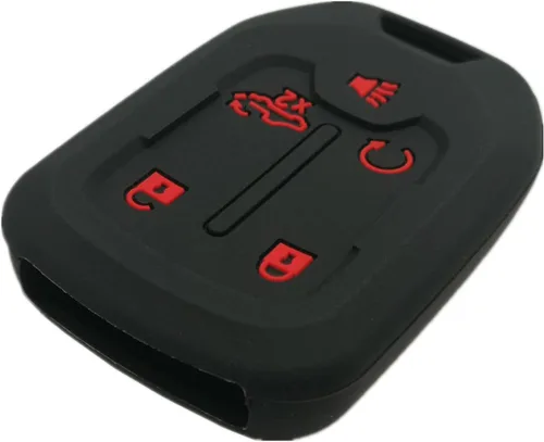 Miniatura 3 de Carcasa para llavero remoto de entrada sin llave compatible con Chevrolet 2019 2020 2021 Silverado 1500 2500 2500HD 3500HD GMC Sierra 1500 2500HD