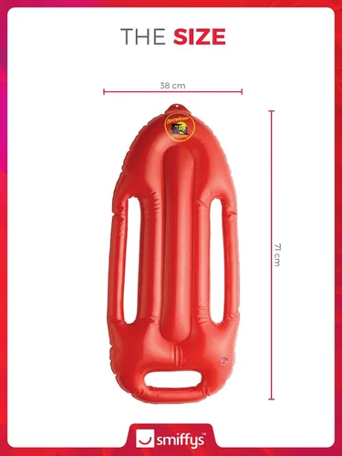 Miniatura 7 de Flotador salvavidas inflable Baywatch, talla única , Rojo