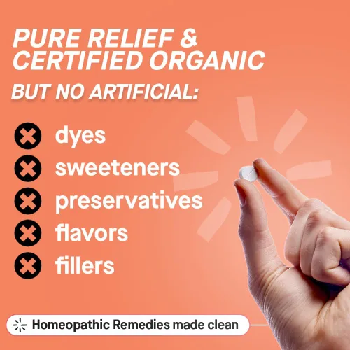 Miniatura 2 de Genexa jarabe homeopático para niños Cold Crush: el único remedio orgánico certificado para resfríos para niños 60 tabletas masticables naturales