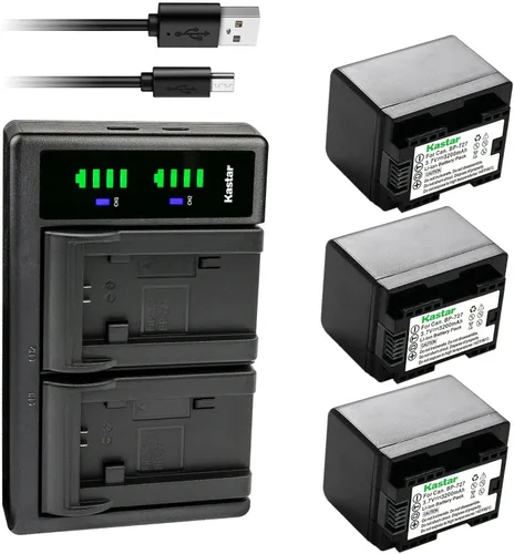 Miniatura 6 de Kastar Cargador de batería USB LTD2 para Canon VIXIA HF R600 HFR600, VIXIA HF R700 HFR700, VIXIA HF R800 HFR800, LEGRIA HF M36 HFM36, LEGRIA HF M38